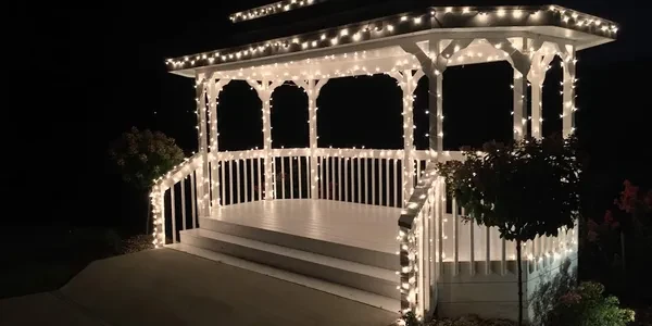 Elegant reception setup